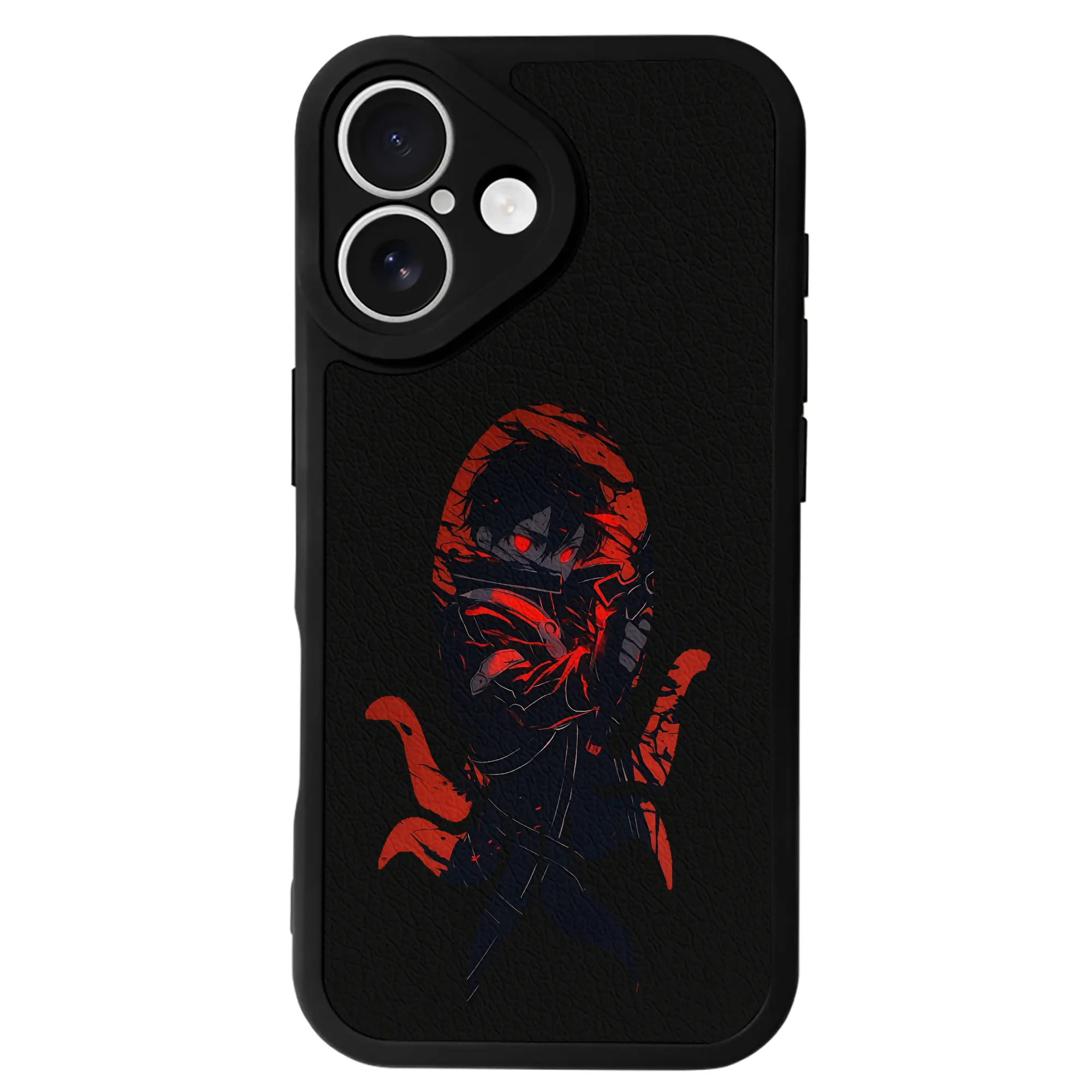 ソードアートオンライン グッズ キリト - IPhone 16シリーズ対応 ・ シリコンスマホケース ・ レザー調 ・ 高精度フィット ・ 耐衝撃 ・ ワイヤレス充電対応 ・ 精密カット